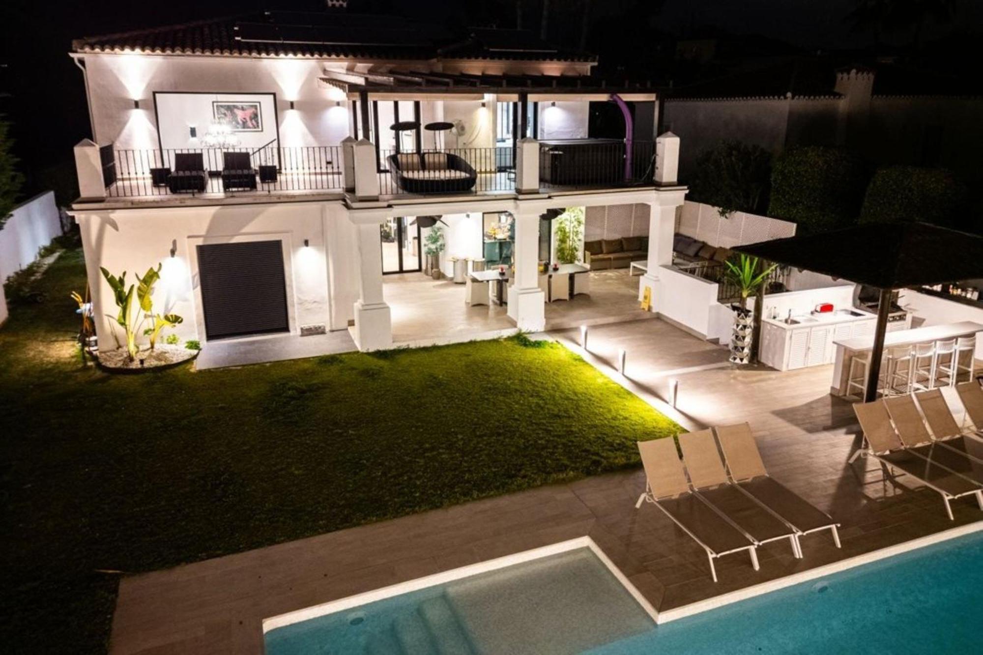 Villa New Zacaluca Pool Sauna & Gym - Happy Rentals Marbella Exteriér fotografie