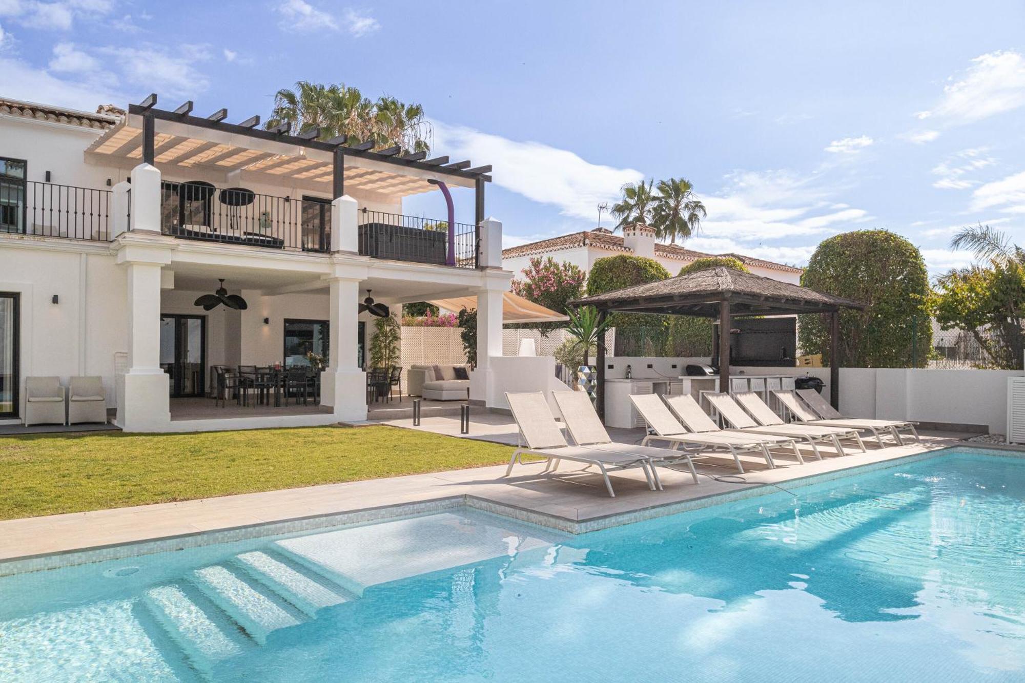 Villa New Zacaluca Pool Sauna & Gym - Happy Rentals Marbella Exteriér fotografie